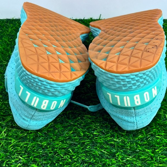 NOBULL Ripstop Runner Turquoise Blue Gum Sole W 7.5/ M 6 Training Shoes - Picture 6 of 10